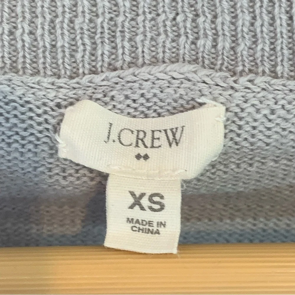 Two J. Crew Factory Periwinkle Sweaters - Picture 12 of 13